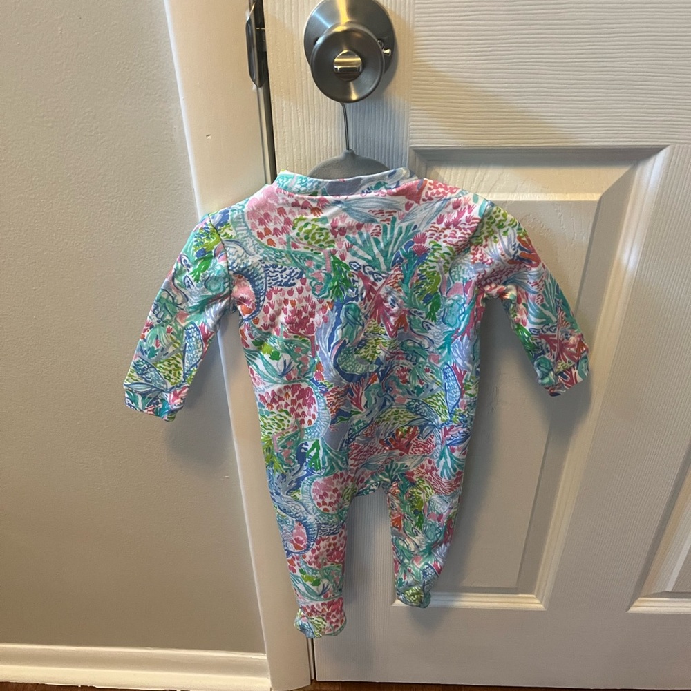 Lilly Pulitzer Colorful Kids One Piece Footie - Picture 2 of 3